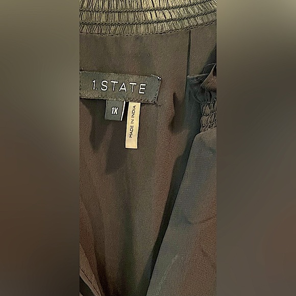 Tiered Black Chiffon Dress like new condition - Picture 10 of 10